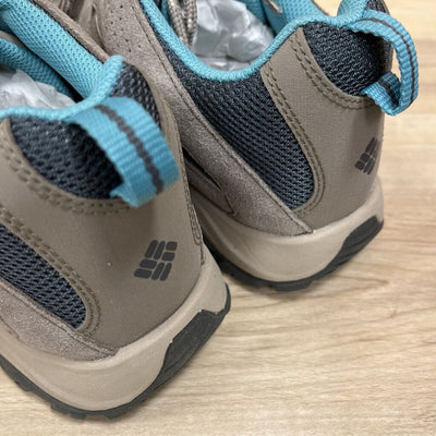 Columbia - Women's Crestwood Hiking Shoes - MSRP $120: Grey/Blue/Brown-women-W12