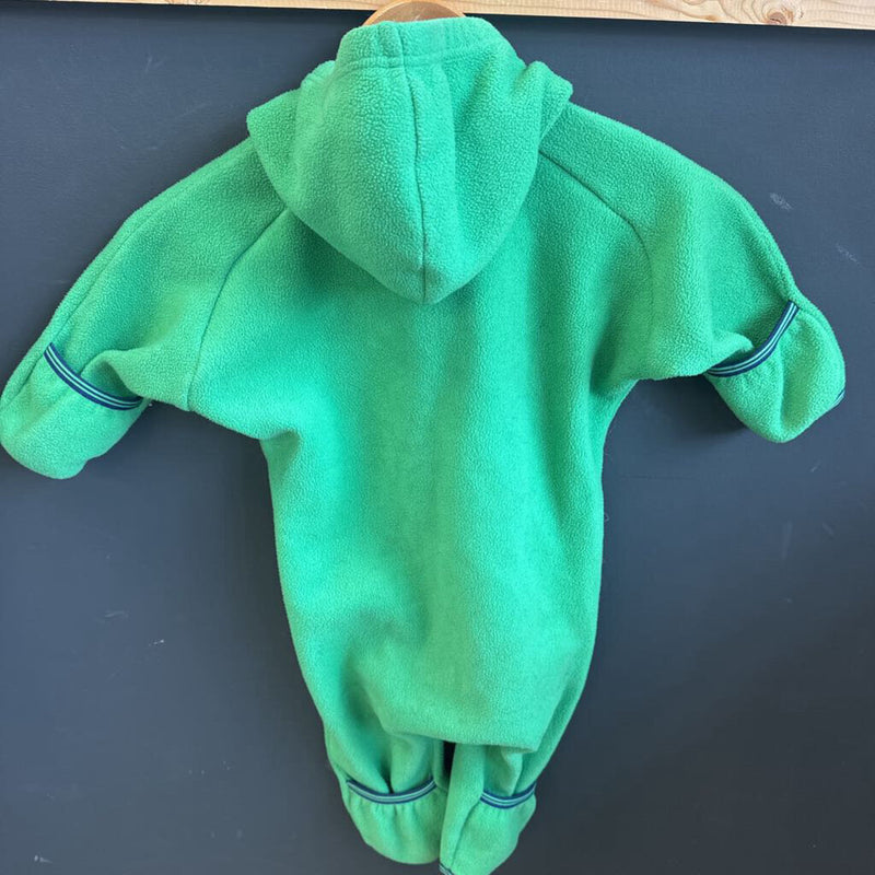 MEC - Fleece Bunting Suit - MSRP $60: Green/Blue-children-12M