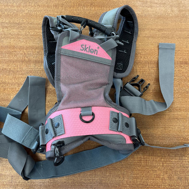 Sklon - Ski and Snowboard Harness - MSRP comp $120: Blue/Grey-unisex-