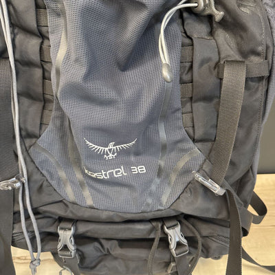 Osprey - Kestrel 38 Backpack- MSRP $280: black-unisex-38