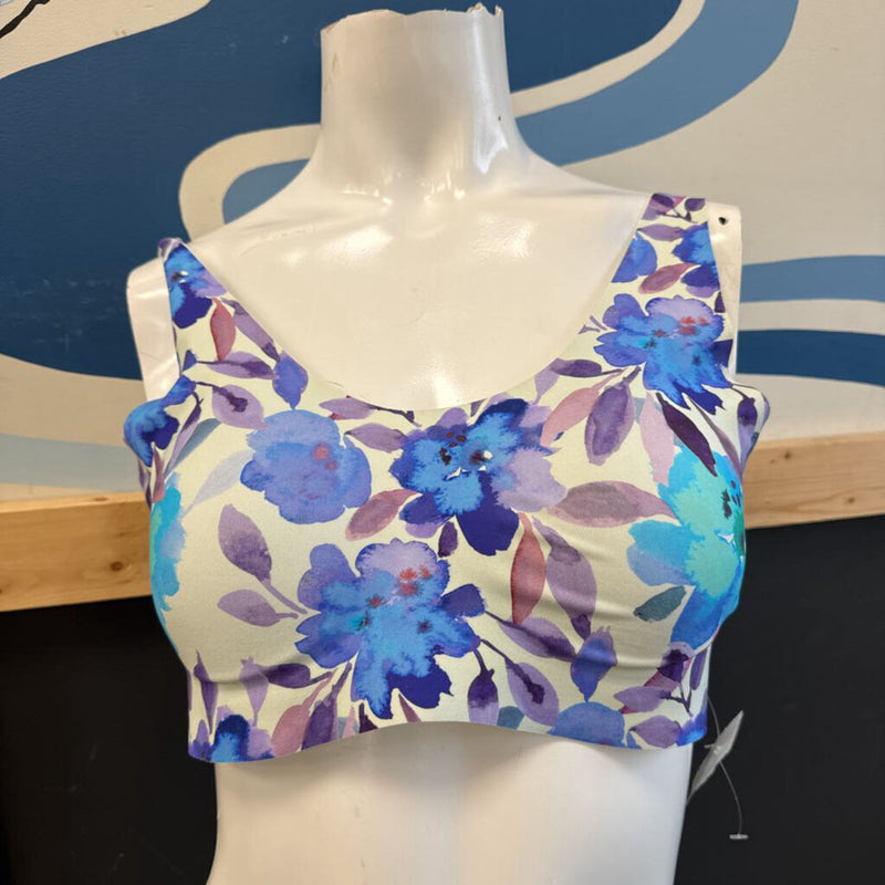 Knix - Floral Print Bra- MSRP $68: multi-color-women-large