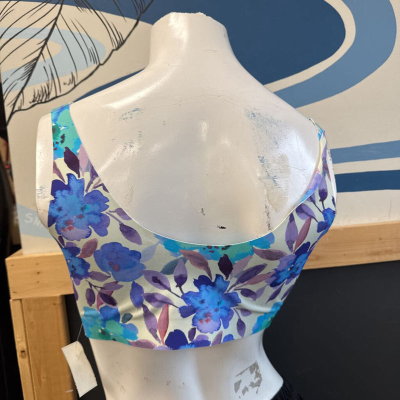 Knix - Floral Print Bra- MSRP $68: multi-color-women-large