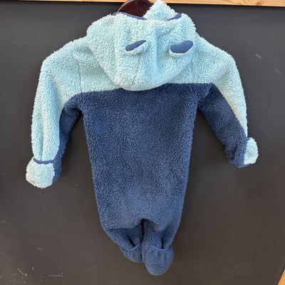 The North Face - Babi Teddy Fleece Bunting Suit - MSRP comp $115: Blue-infant-18-24 Months