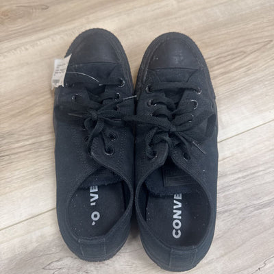 Converse - Women's LowTop Sneakers - MSRP $90: Black-women-6.5