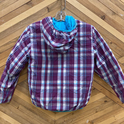 The North Face - Children's Insulated Jacket - MSRP $129: Blue/Purple-children-10-12Y