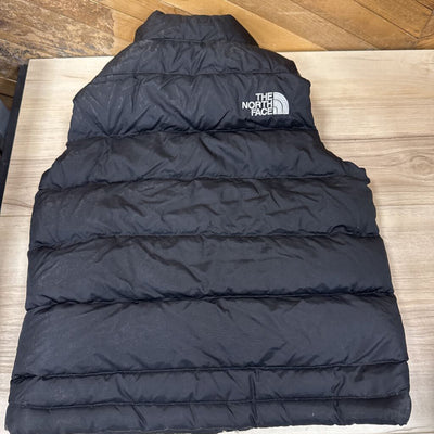 The North Face - Kids 550 Fill Insulated Vest- MSRP $160: Black/White-children-5Y