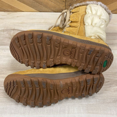 Timberland - Women's Lace Winter Boots - MSRP $160: Brown-women-7