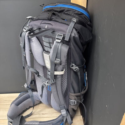 Deuter - Aircontact Lite 50+10 Overnight Hiking Pack - MSRP $310: Black/Blue--50L