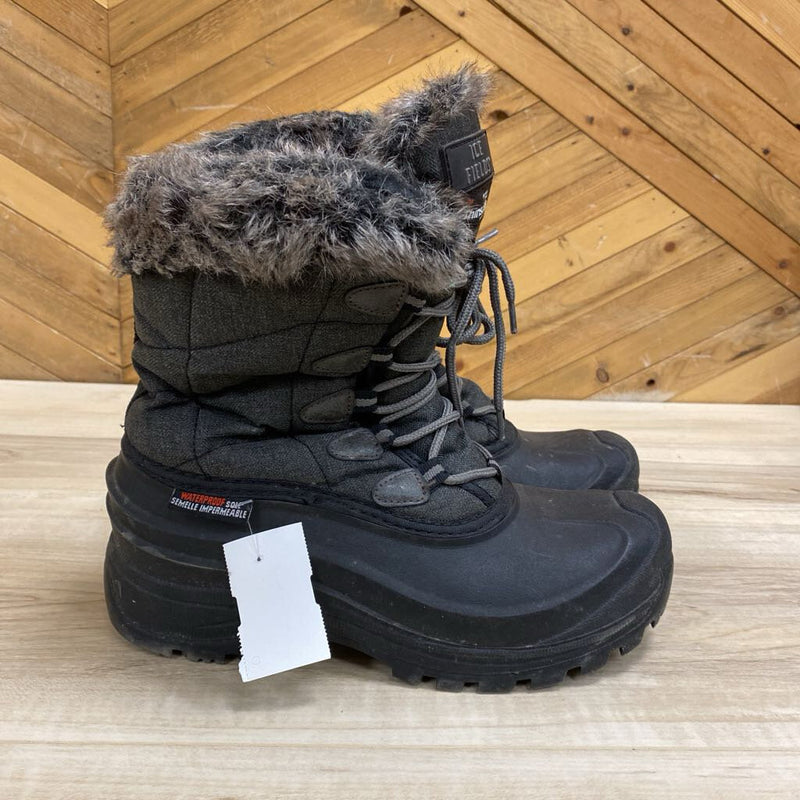 Ice Fields - Winter Boots - MSRP $99: Black/Grey-women-8