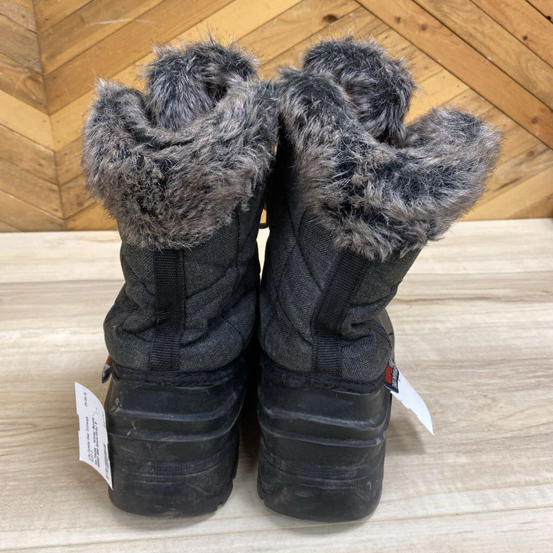 Ice Fields - Winter Boots - MSRP $99: Black/Grey-women-8