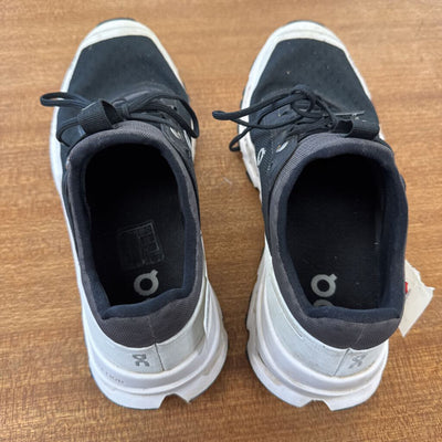 On Cloud - Women's Runners - MSRP $200: White/Black-women-8