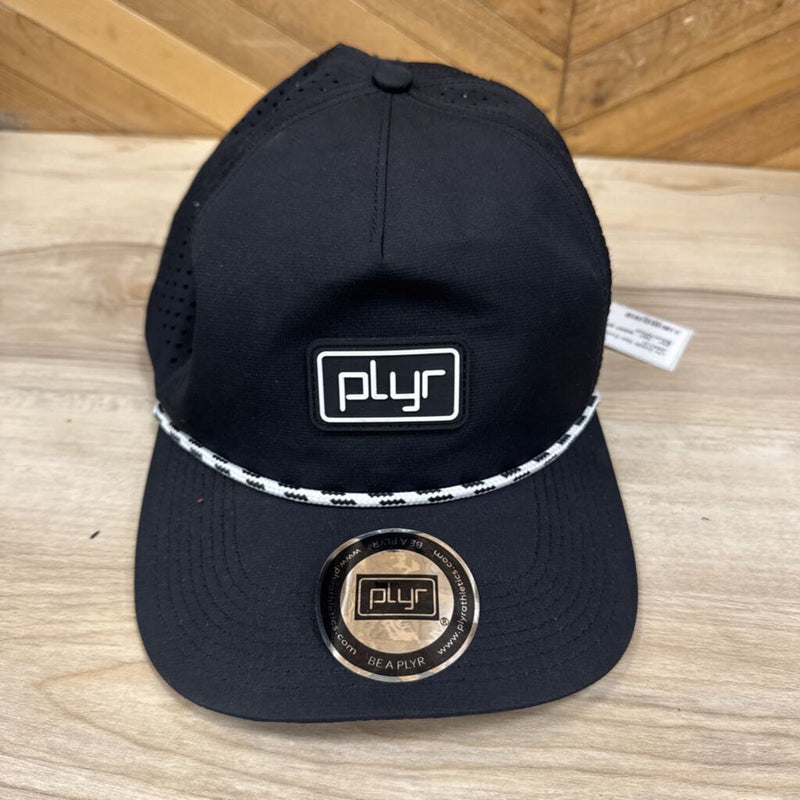plyr - Hat - MSRP $50: Black/White-plus-