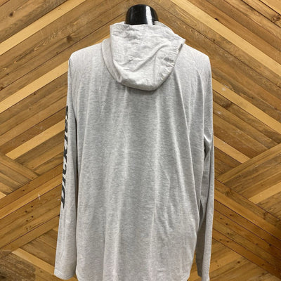 Dickies- Men's Temp IQ Hooded Long Sleeve- MSRP $ 50: Light Grey -men-XXL
