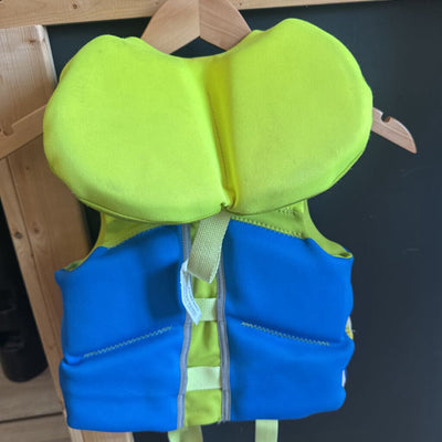 Hyperlite- Child PFD: Yellow/Blue/Green -children-31-60lbs