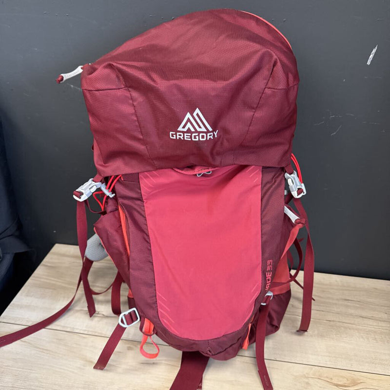 Gregory - Jade 33L Hiking backpack - MSRP compared $220: Red --WS