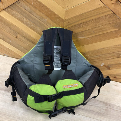 Astral - Otter Youth Paddling PFD - MSRP $200: Green/Black/Grey-children-50-90lbs