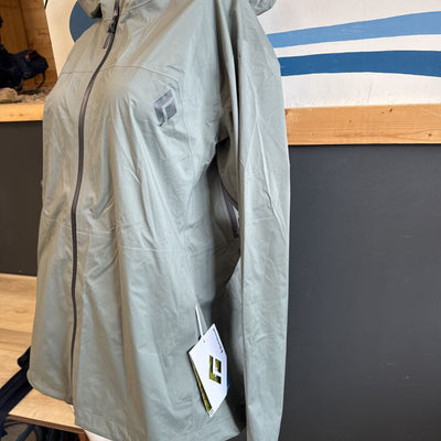 Black Diamond- Women's Stormline Stretch Rain Shell- MSRP $220 : Green-women-XXL
