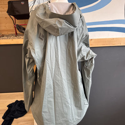 Black Diamond- Women's Stormline Stretch Rain Shell- MSRP $220 : Green-women-XXL
