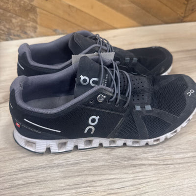 On Cloud - Women's Runners - MSRP $180: Black/White/Grey-women-9.5