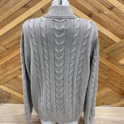 Eddie Bauer - Women's Knit Sweater - MSRP $130: Grey-women-2XL