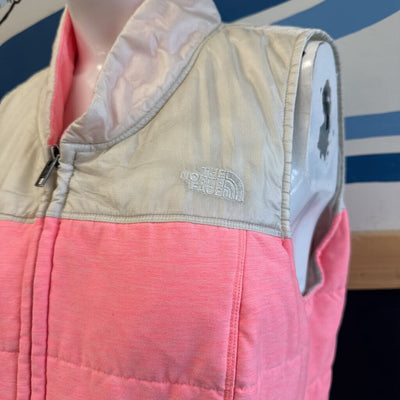 The North Face - Women's Vest - MSRP $103: Pink/White-women-LG