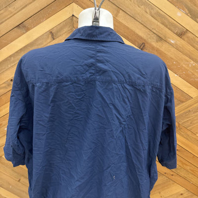 Eddie Bauer - Men's Button Down - MSRP $100: Blue-men-XL