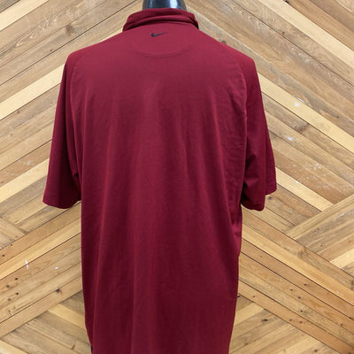 Nike - Men's TShirt - MSRP $100: Red/Black-men-2XL