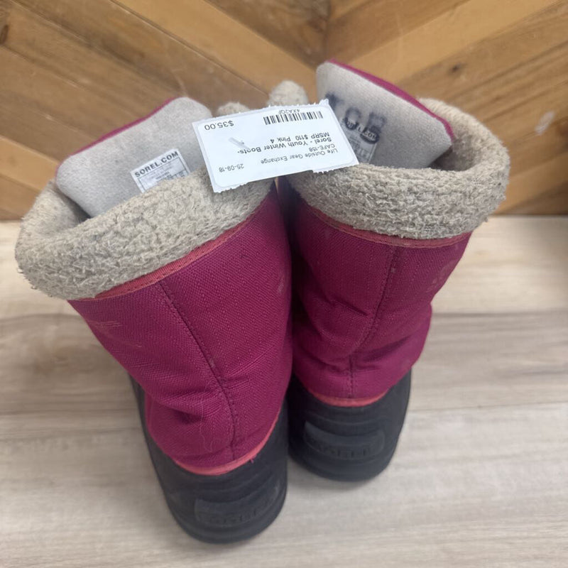Sorel - Youth Winter Boots- MSRP $110 : Pink-children-4