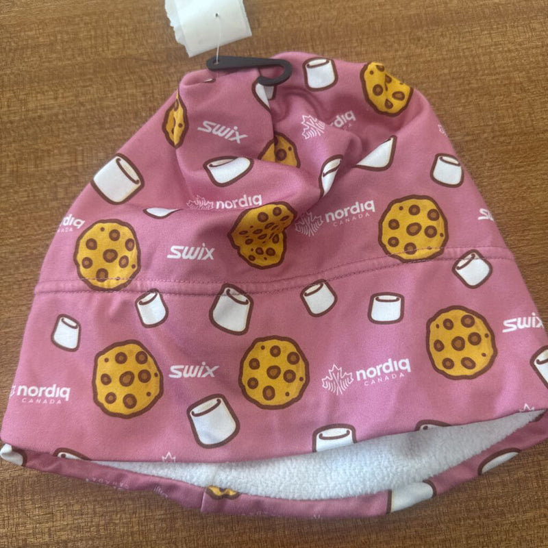 Swix Nordiq Canada Cookie Print Hat: pink-unisex-