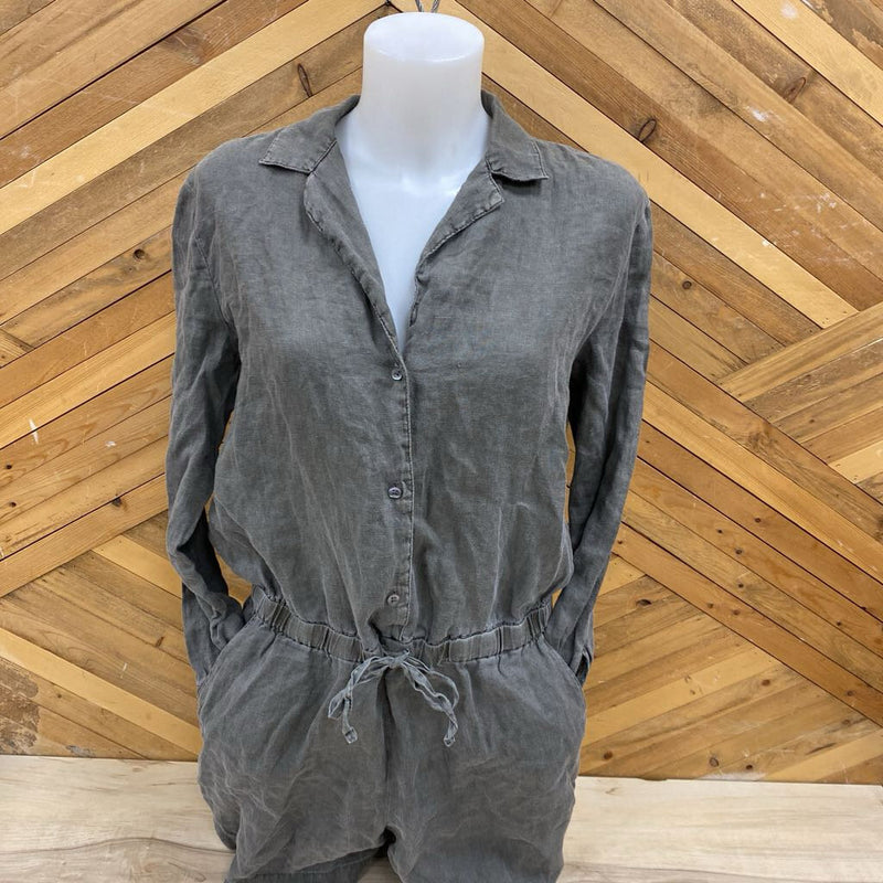 James Perse- Standard Dress- MSRP compared $149 : Khaki -women-2