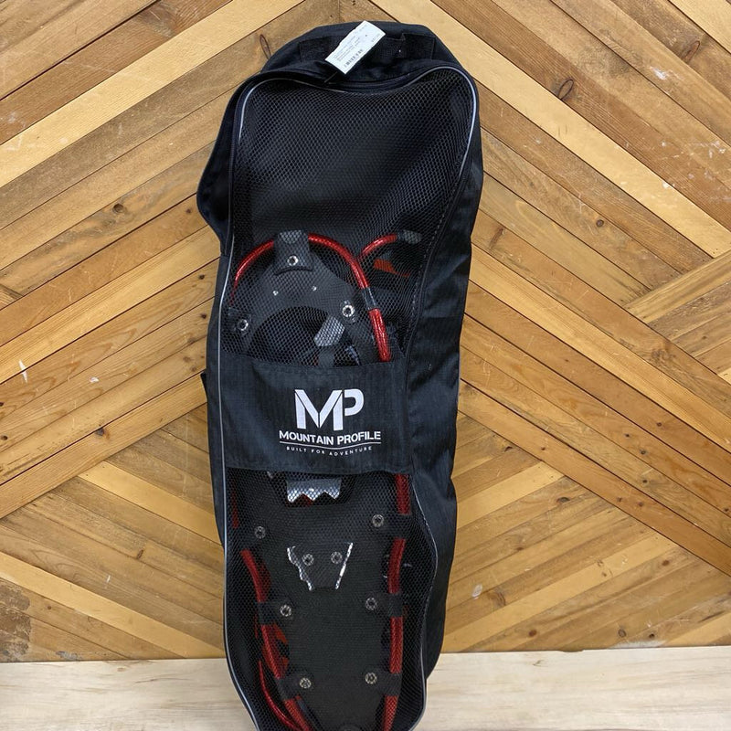 Mountain Profile - Adult Snowshoes: red, black-unisex-