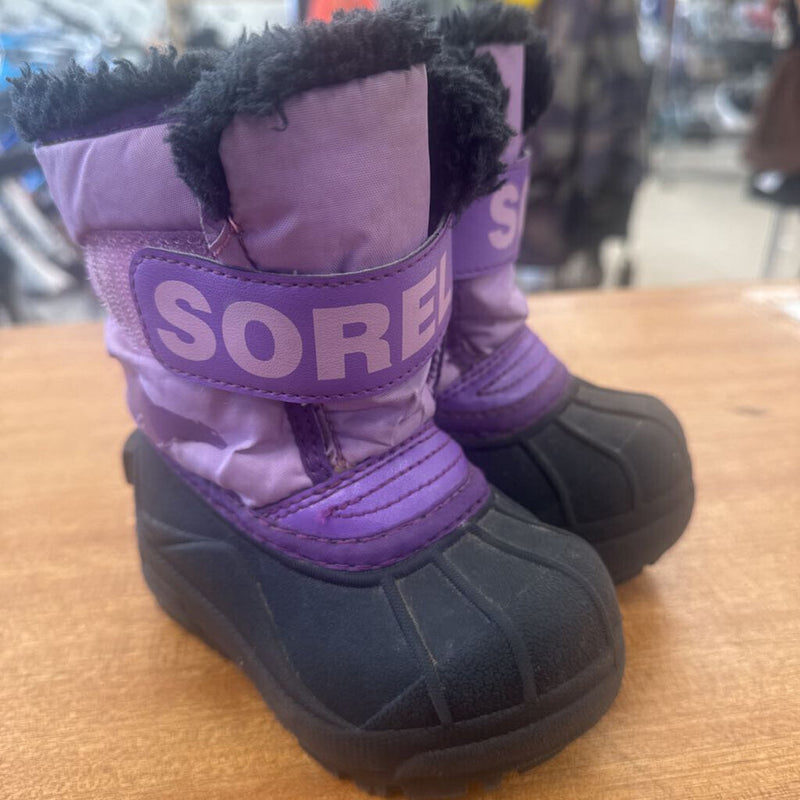 Sorel- Toddler Snow Boot - MSRP $80: Purple -children-5T