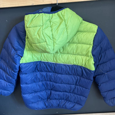 Paradox - Kids' Down-Filled Puffer Jacket: Blue/Neon Green-children-MD
