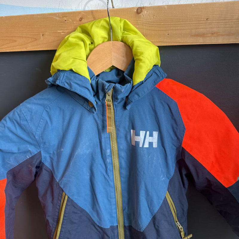 Helly Hansen - Kids One-Piece Snowsuit: Navy/Blue/Green/Orange-children-5