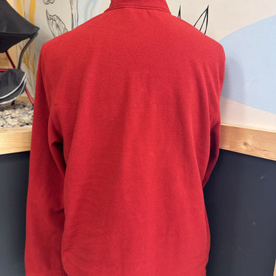 The North Face - Men's 1/4 Zip Fleece Pullover - MSRP comp $119: Red-men-LG