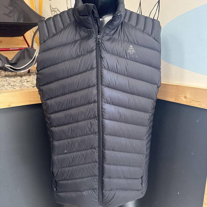 Woods - Men’s Bennington II Down Puffy Vest Jacket - MSRP $130: Black -men-LG