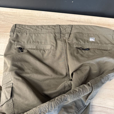 Quiksilver - Men's Outdoor Pants - MSRP comp $100: Brown/Khaki Green-men-34
