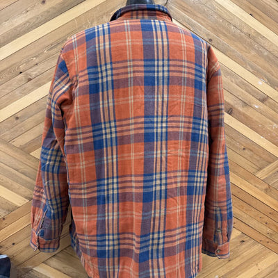 Kavu - Men's Insulated Flannel - MSRP $95: Grey Teal -men-XXL