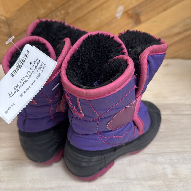 Kamik- Baby Winter Boots- MSRP $ 60: Purple Pink -children-5T