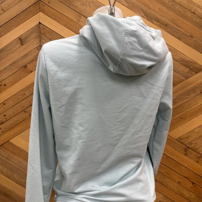 Woods- Women's Everest 1862 Hoodie with Patches: light blue-unisex-MD
