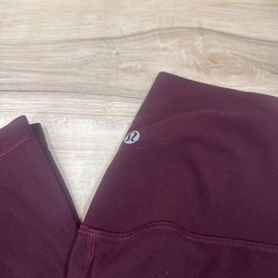 Lululemon- Women's Leggings : maroon-women-6