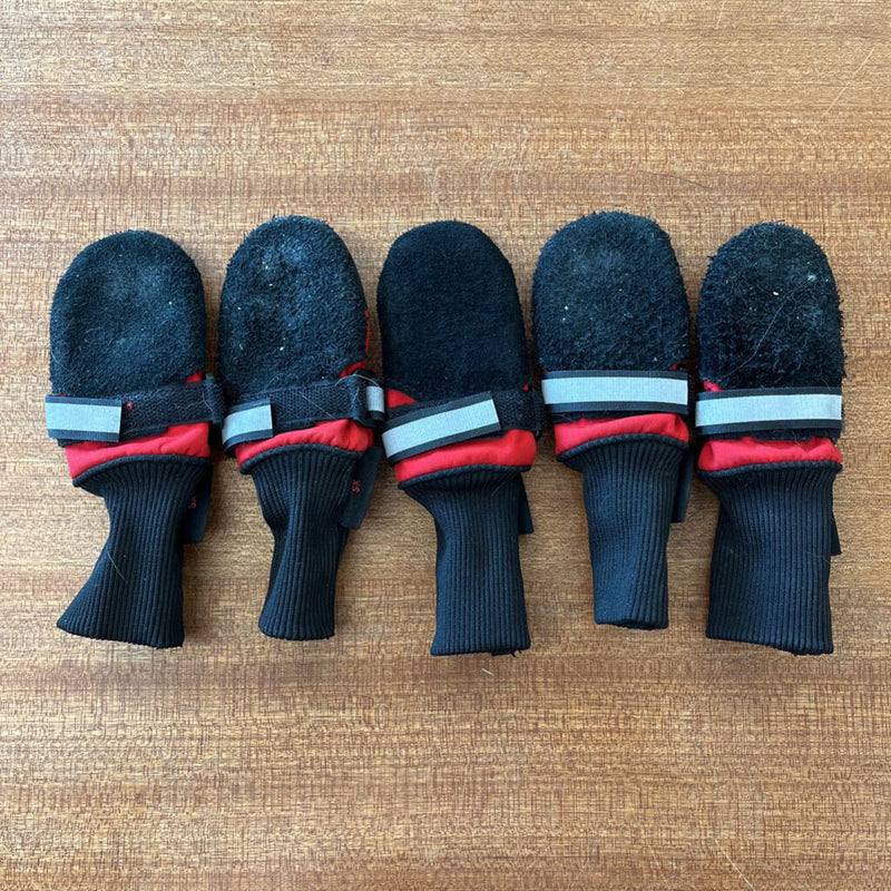 Muttluks - Dog Booties - MSRP $60: Red/Black--