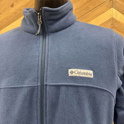 Columbia- Men's Full Zip Fleece- MSRP $99: Blue -men-MD