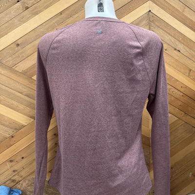 Spyder- Women's L/S Active Top- MSRP $ 68: Pink-women-MD