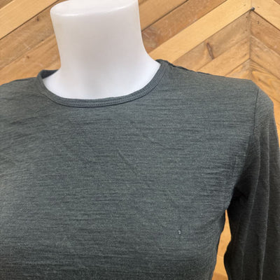 Cloudveil- Merino blend women's base top : Green -women-SM