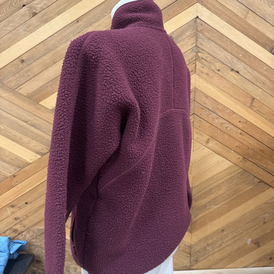 Tentree - Women's Pullover Fleece - MSRP $98: Maroon-women-SM