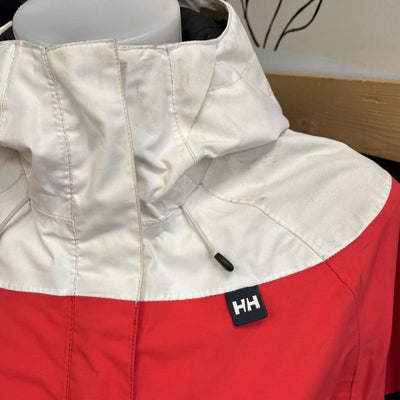 Helly Hansen - Women's HellyTech Performance Rain Jacket - MSRP comp $210: White/Red/-women-LG