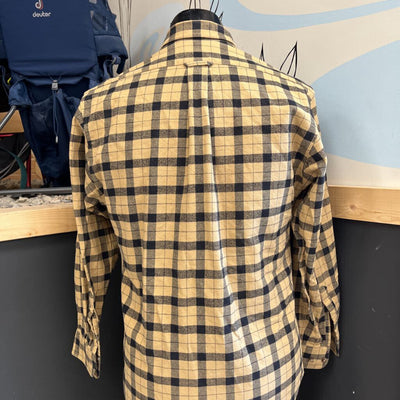 Filson - Men's Flannel Button-Down Shirt - MSRP $195: Brown/Black-men-SM