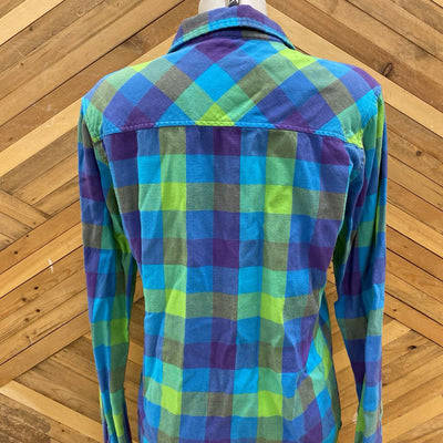 Fyasko - Women's Button Down - MSRP $: Purple/Green/Blue-women-SM