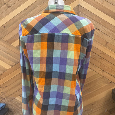 Fyasko - Women's Button Down - MSRP $: Orange/Purple/Green-women-SM